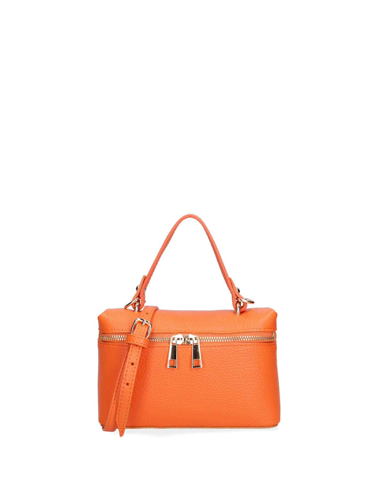Borsa a mano da donna Vera pelle 07160-D29 ARANCIONE Roberta Rossi