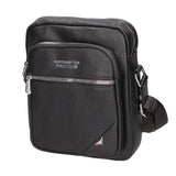 Borsa a tracolla uomo Pelle PU vegana PCL3025-BLACK Northampton Polo Club