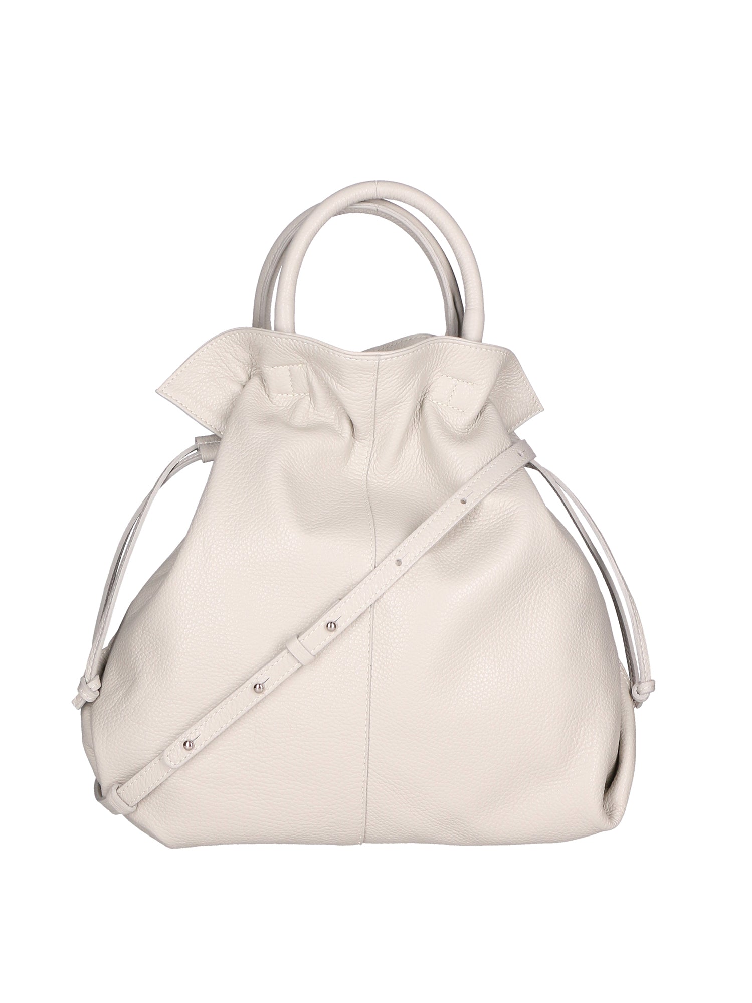 Giada Borsa a mano da donna 100% pelle 05837-D86 GRIGIO PERLA Gave Lux