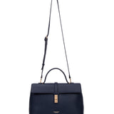 Borsa a mano da donna 100% pelle vegana PU 755-2PT-NAVYBLUE Diana&co