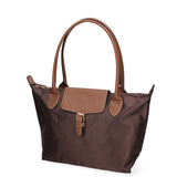 Elora Borsa a spalla da donna 100% Tessuto 432-COFFEE Gave Lux