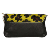 Safira Borsa a mano da donna Vera pelle 04760-LEO G GIALLO Gave Lux