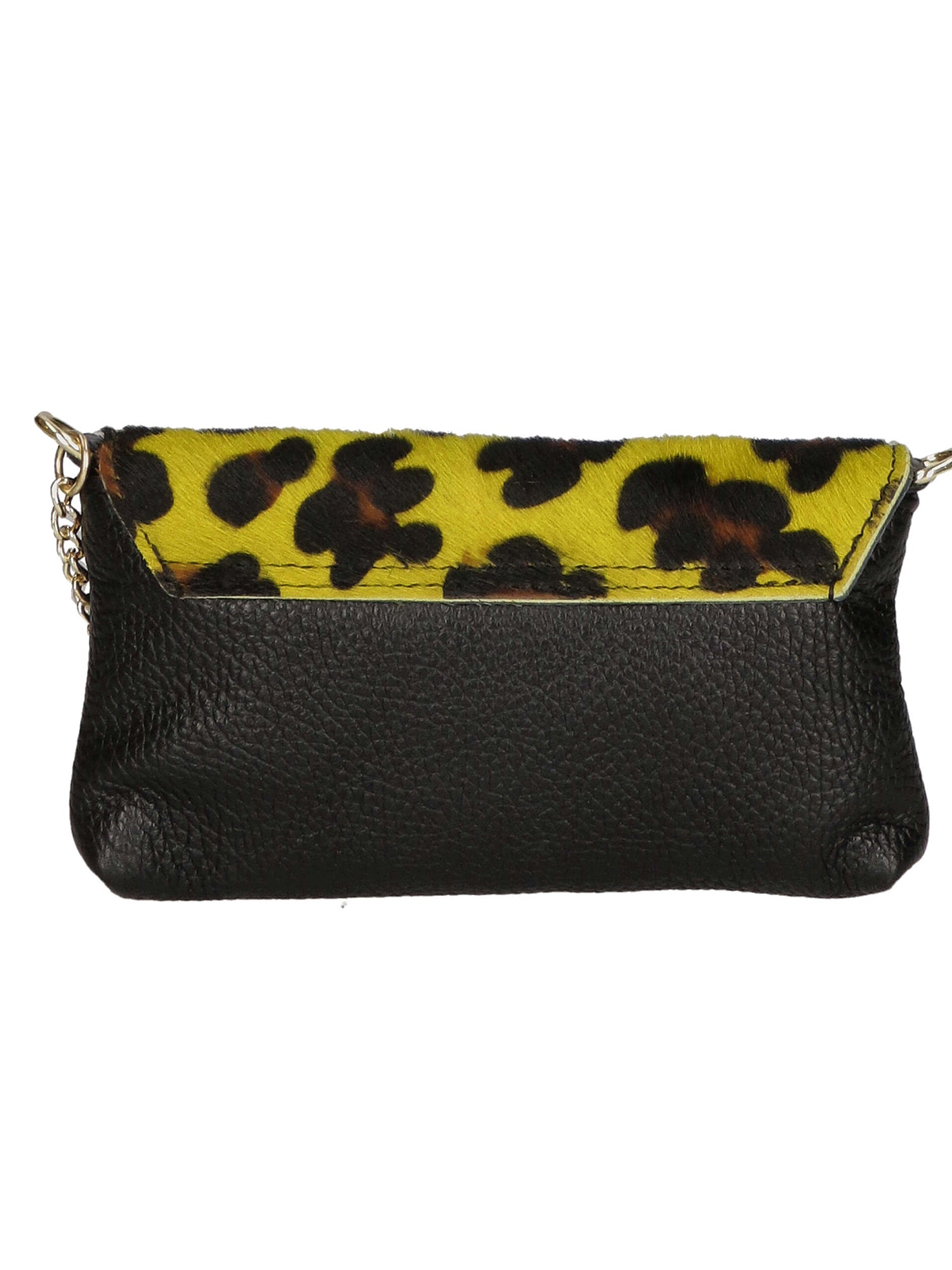 Safira Borsa a mano da donna Vera pelle 04760-LEO G GIALLO Gave Lux
