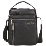 Borsa a tracolla uomo in pelle PU Casual PCL3004-BLACK Northampton Polo Club
