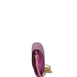 Borsa a tracolla da donna Vera pelle 00734-217 PETUNIA Viola Castellani
