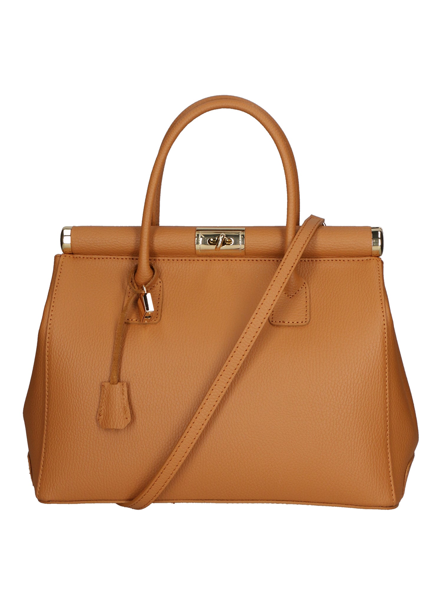 Aleria Borsa a mano da donna Vera pelle 8005-D44 CUOIO Gave Lux