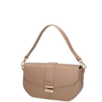 Borsa a spalla da donna Vera pelle 07229-L110 TAUPE Roberta Rossi