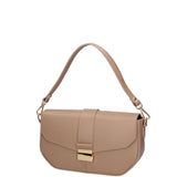 Borsa a spalla da donna Vera pelle 07229-L110 TAUPE Roberta Rossi