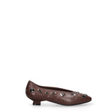 Scarpa con tacco GLC13 | Marrone scuro