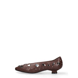 Scarpa con tacco GLC13 | Marrone scuro