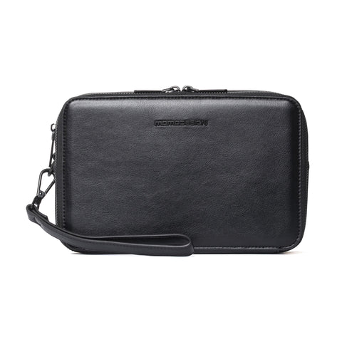 Pochette Uomo Zephyr Prime in Pelle Vegana Black
