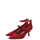 Scarpa con tacco GLC77 | Bordeaux opaco