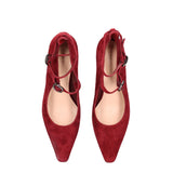 Scarpa con tacco GLC77 | Bordeaux opaco