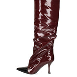 Stivale alto GLC62 | Bordeaux e Nero