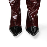 Stivale alto GLC62 | Bordeaux e Nero