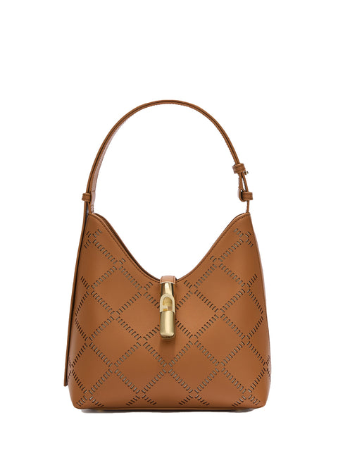 Borsa a Spalla in Vera Pelle Cuoio