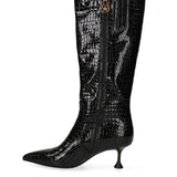 Stivale alto GLC14 | Nero lucido