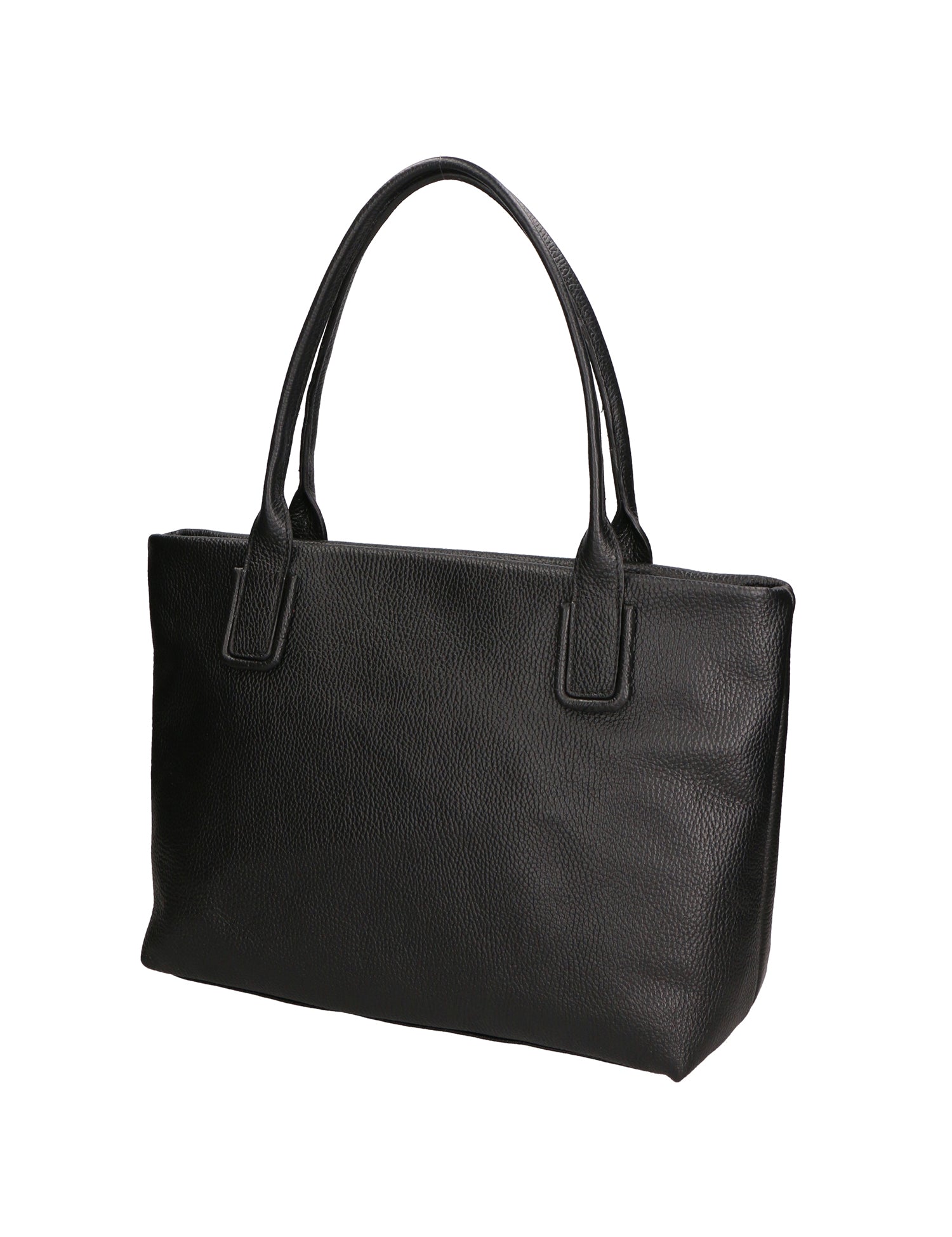 Lorena Borsa a spalla da donna Vera pelle 06506-D28 NERO Gave Lux