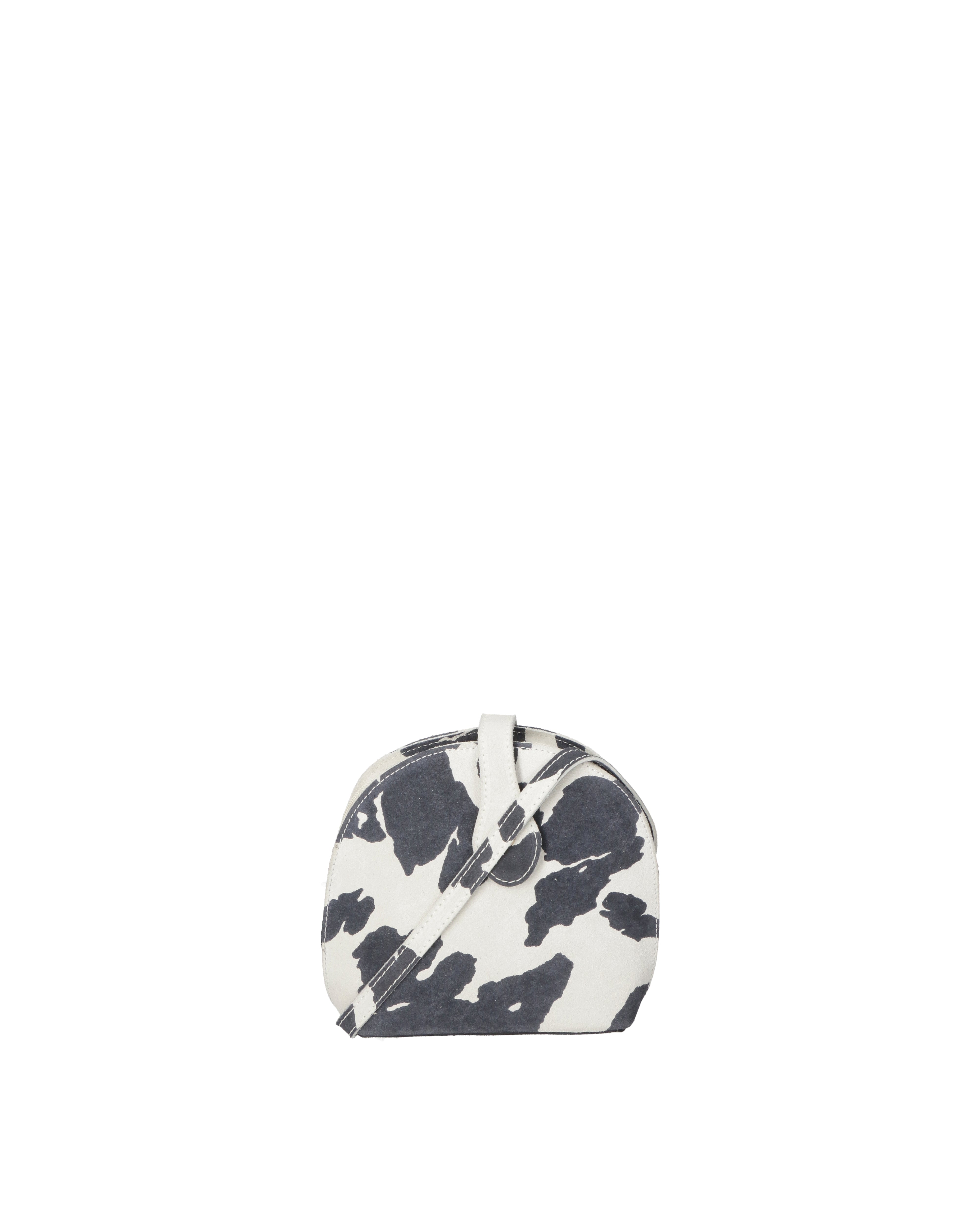 Elodie Borsa a tracolla da donna Vera pelle 530073-MUCCA BIANCO+NERO Gave Lux