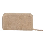 Carmela Portafoglio donna vera pelle Zip 10033-TAUPE Gave Lux