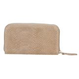 Carmela Portafoglio donna vera pelle Zip 10033-TAUPE Gave Lux