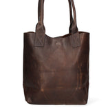 Brunella Borsa a mano da donna 100% pelle 524807-D23 T.MORO Gave Lux