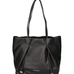 Iridea Borsa a spalla da donna 100% poliuretano B16261-NERO Braccialini