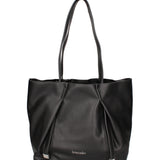 Iridea Borsa a spalla da donna 100% poliuretano B16261-NERO Braccialini