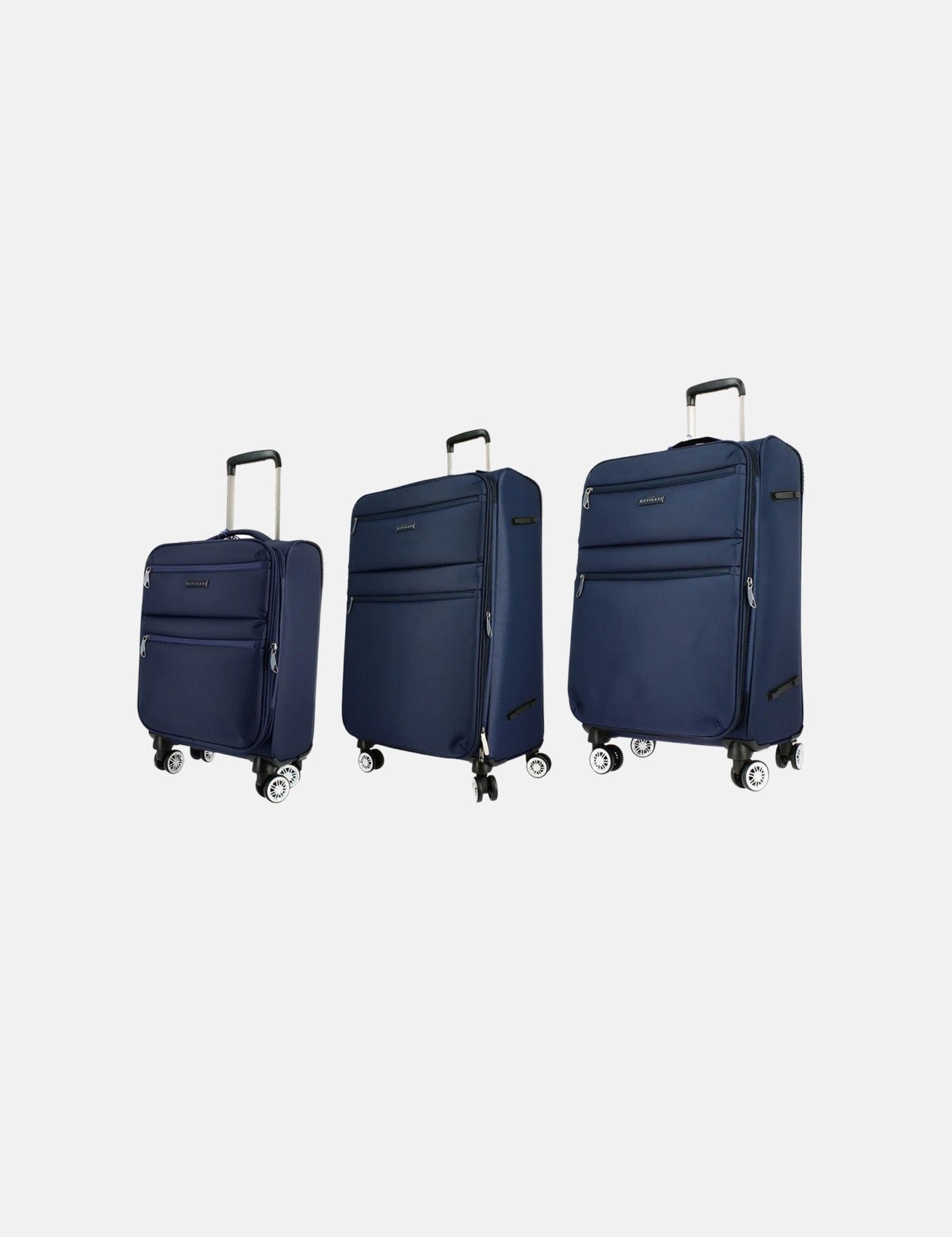 Borsa Shopper in Poliestere Blu Scuro