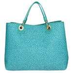 Borsa a mano da donna Paglia & Pelle MYB-05168-SS-179+D30 ACQUA My Best Bag