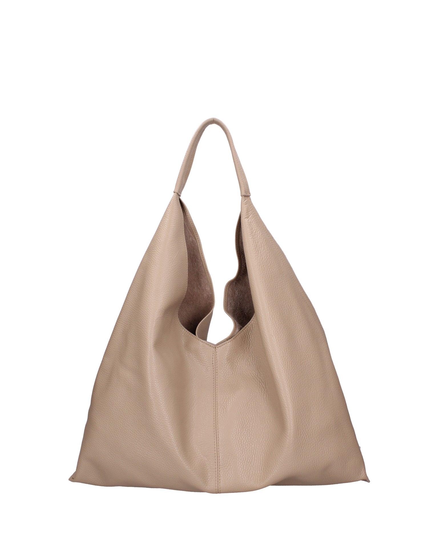 Borsa a mano da donna 100% vera pelle 07209-D05 CAPPUCCINO Roberta Rossi