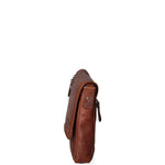 Borsa a tracolla da uomo Vera pelle HIL-3069S-T.MORO Hill Burry