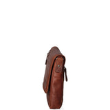 Borsa a tracolla da uomo Vera pelle HIL-3069S-T.MORO Hill Burry