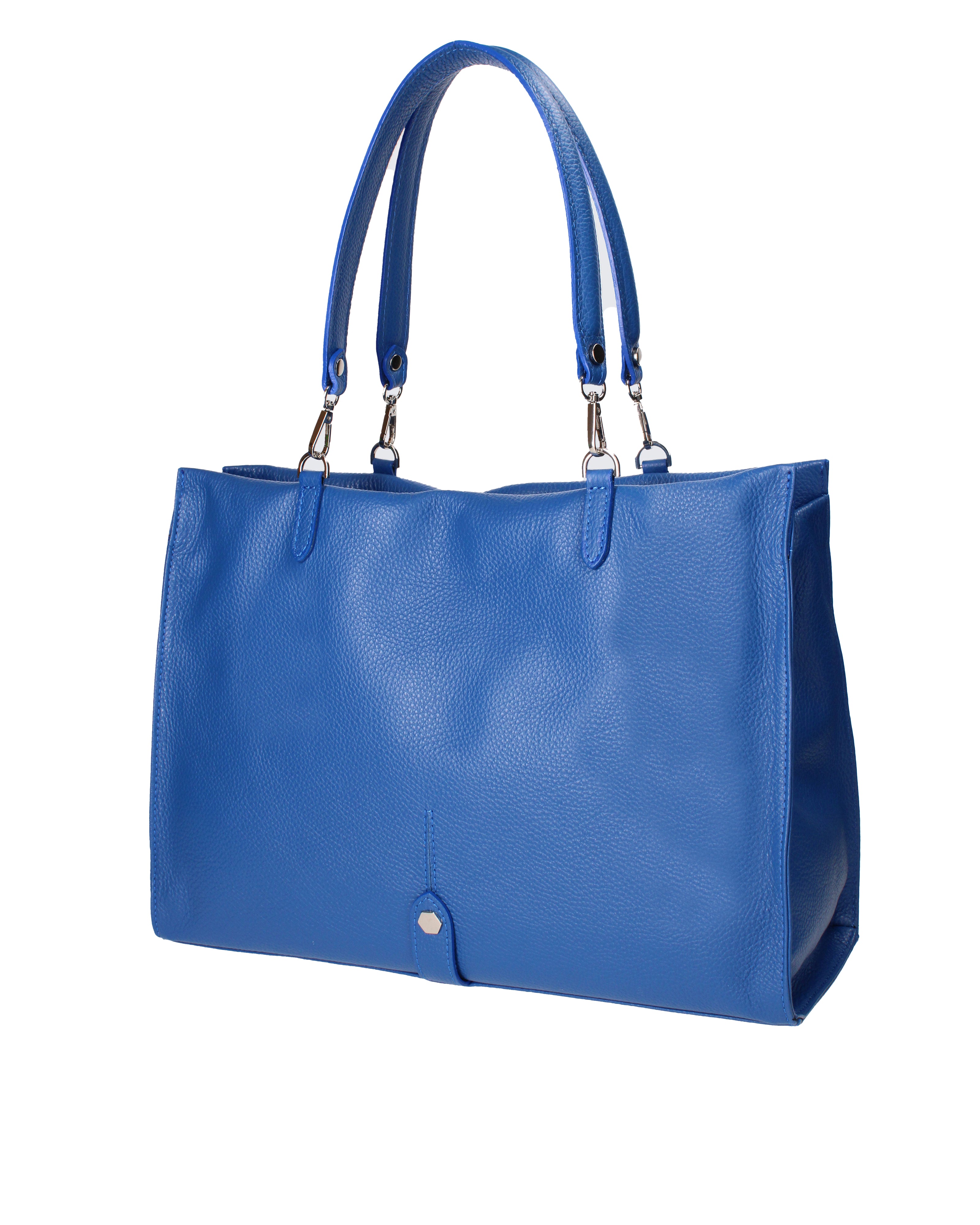 Borsa a mano da donna 100% vera pelle 07138-D22 BLUETTE Roberta Rossi