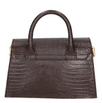 Ariel Borsa a mano da donna Vera pelle 05458-LU23 T.MORO DARK BROWN Gave Lux