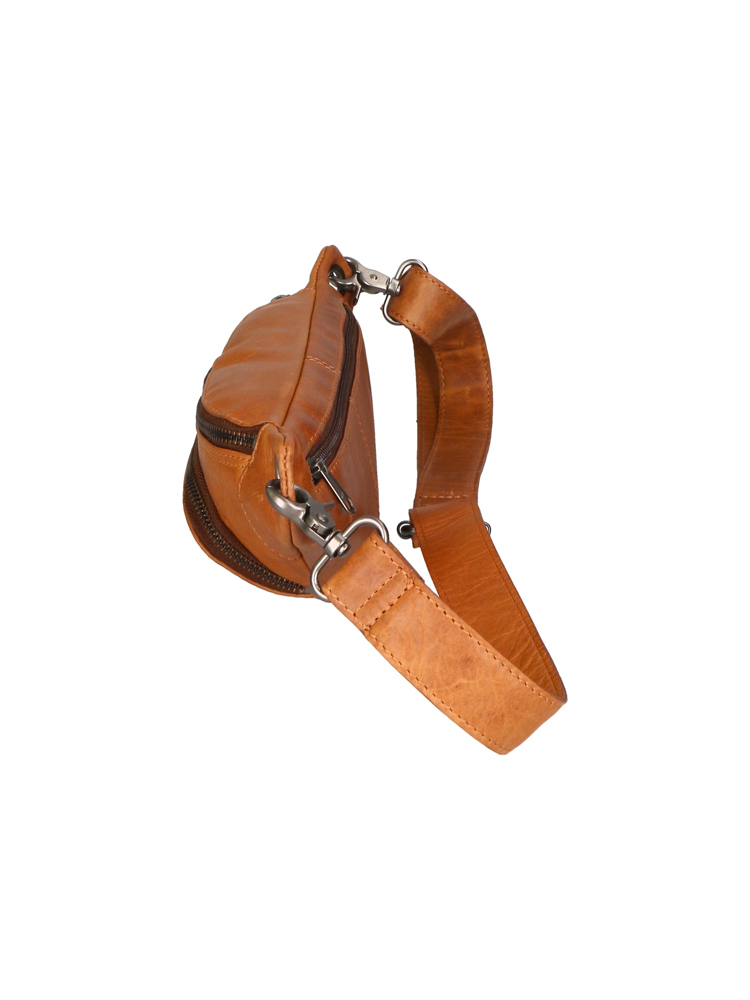 Marsupio da uomo in vera pelle Casual HILB-3314-CUOIO Hill Burry