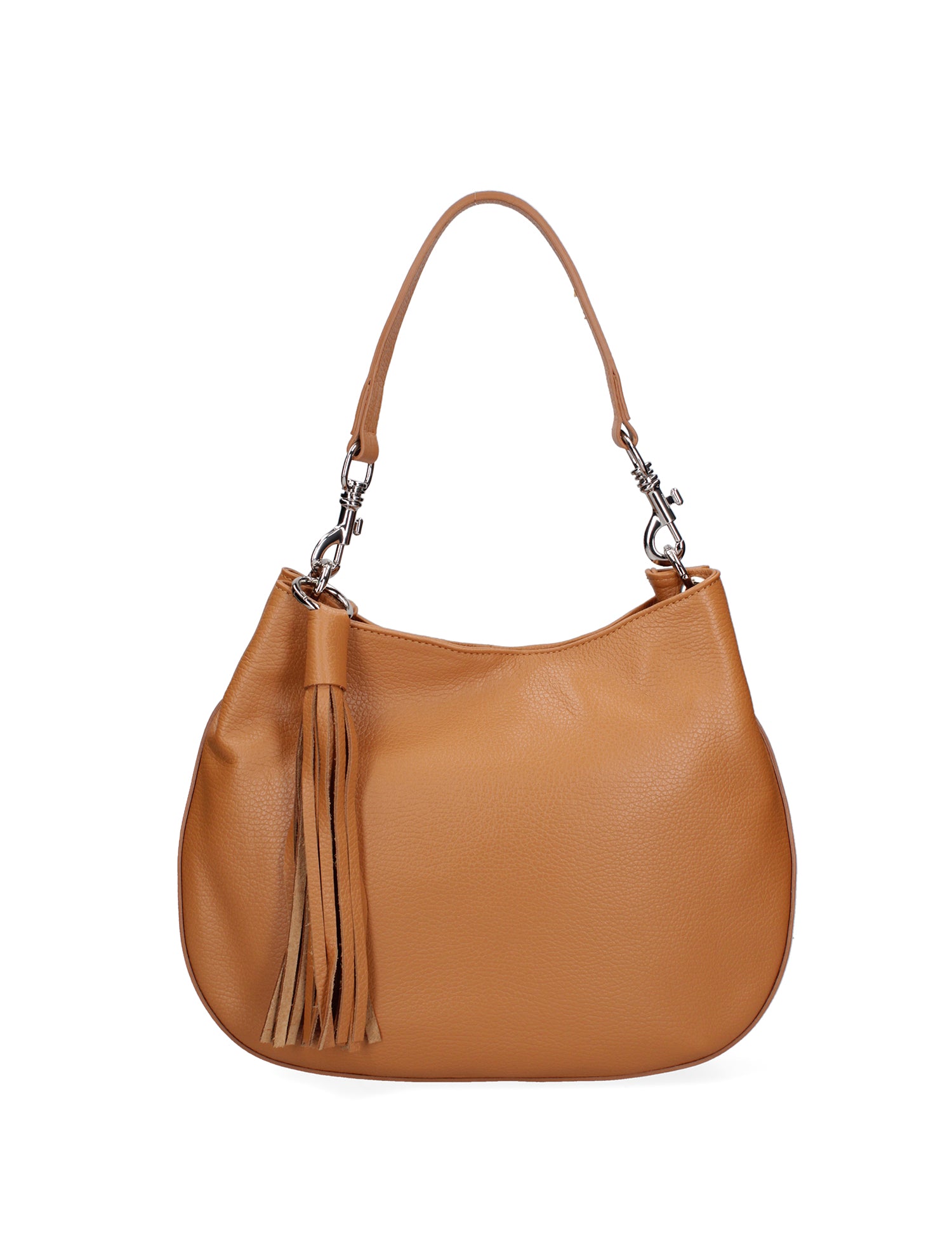 Borsa a spalla da donna Vera pelle 07316-D44 CUOIO Roberta Rossi