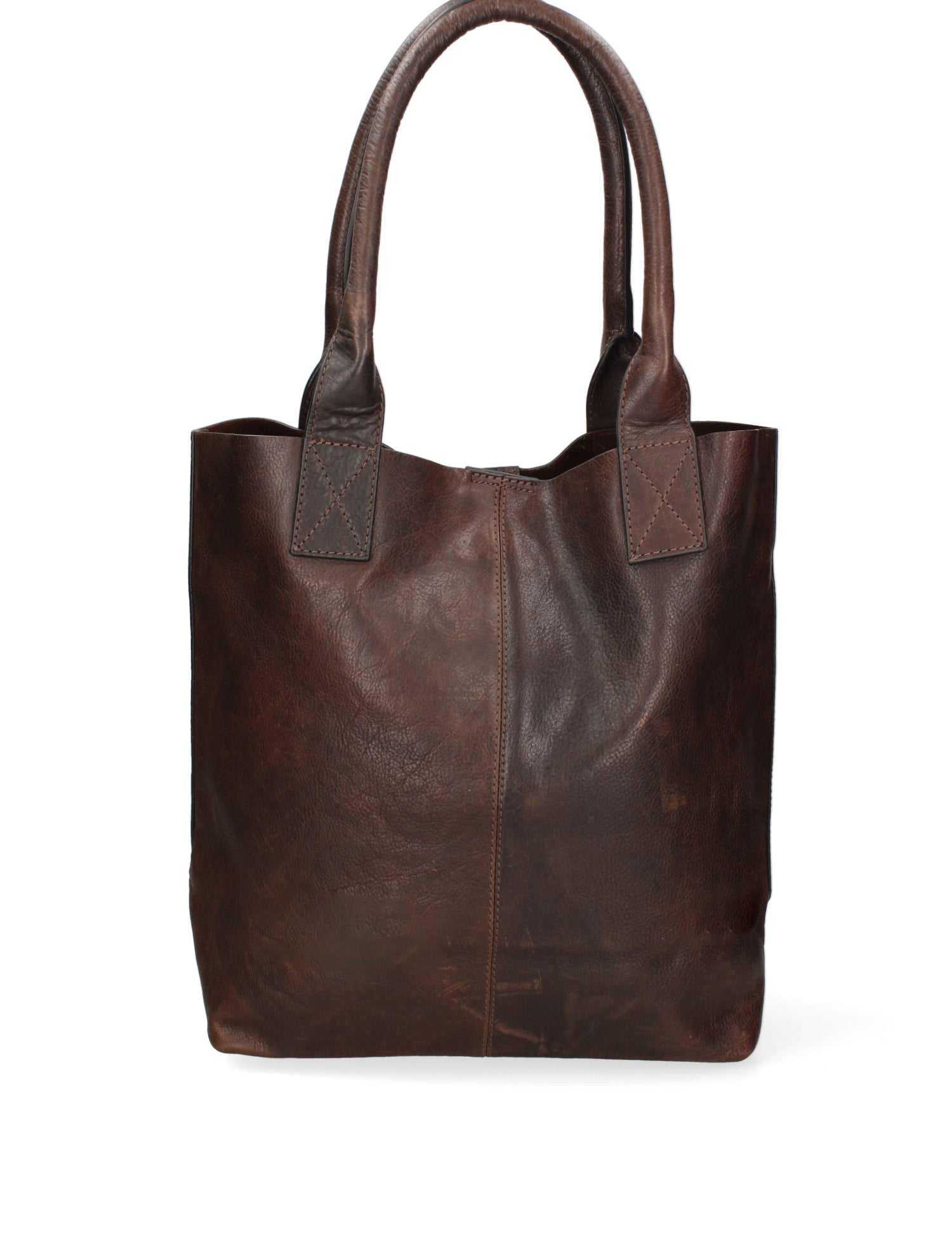 Brunella Borsa a mano da donna 100% pelle 524807-D23 T.MORO Gave Lux