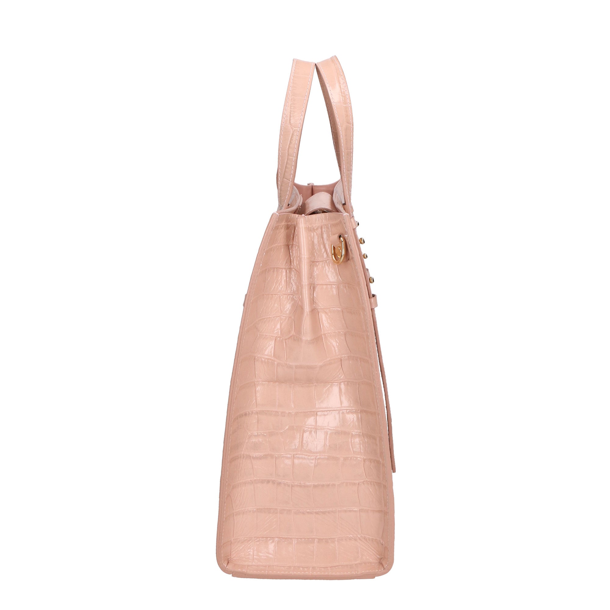 Borsa a mano da donna Vera pelle croco MYB-7004-SSCOCCO-C13 ROSA My Best Bag