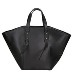 Borsa a mano da donna 100% pelle artigianale MYB-7029-SS-P 636 NERO BLACK My Best Bag
