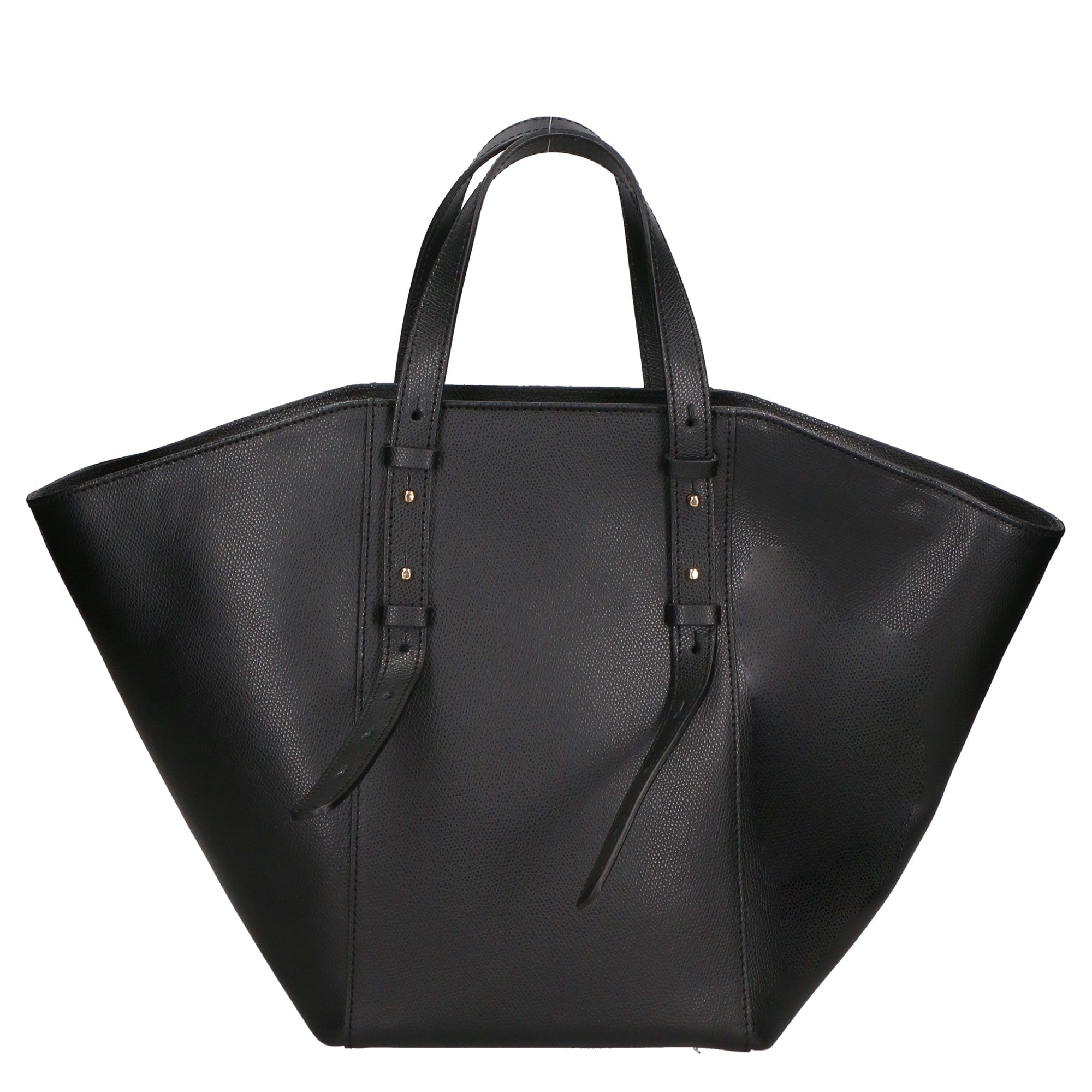 Borsa a mano da donna 100% pelle artigianale MYB-7029-SS-P 636 NERO BLACK My Best Bag