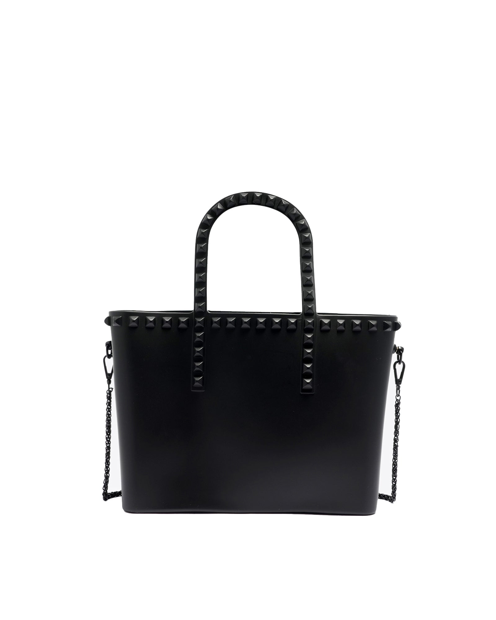Borsa a mano da donna 100% Pvc FLAT GLAS M-BLACK Marc Ellis