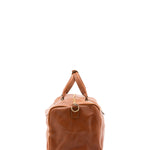 Borsa da viaggio unisex in vera pelle 100% cotone 4311-MIELE Alessia Firenze