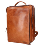 Zaino unisex in vera pelle Made in Italy Pelle di vacchetta ingrassata SN5863347-TAN Santini Firenze