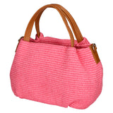 Allegra Borsa a mano da donna Pelle e Paglia 05116-308 BARBIE CUOIO S44 Gave Lux