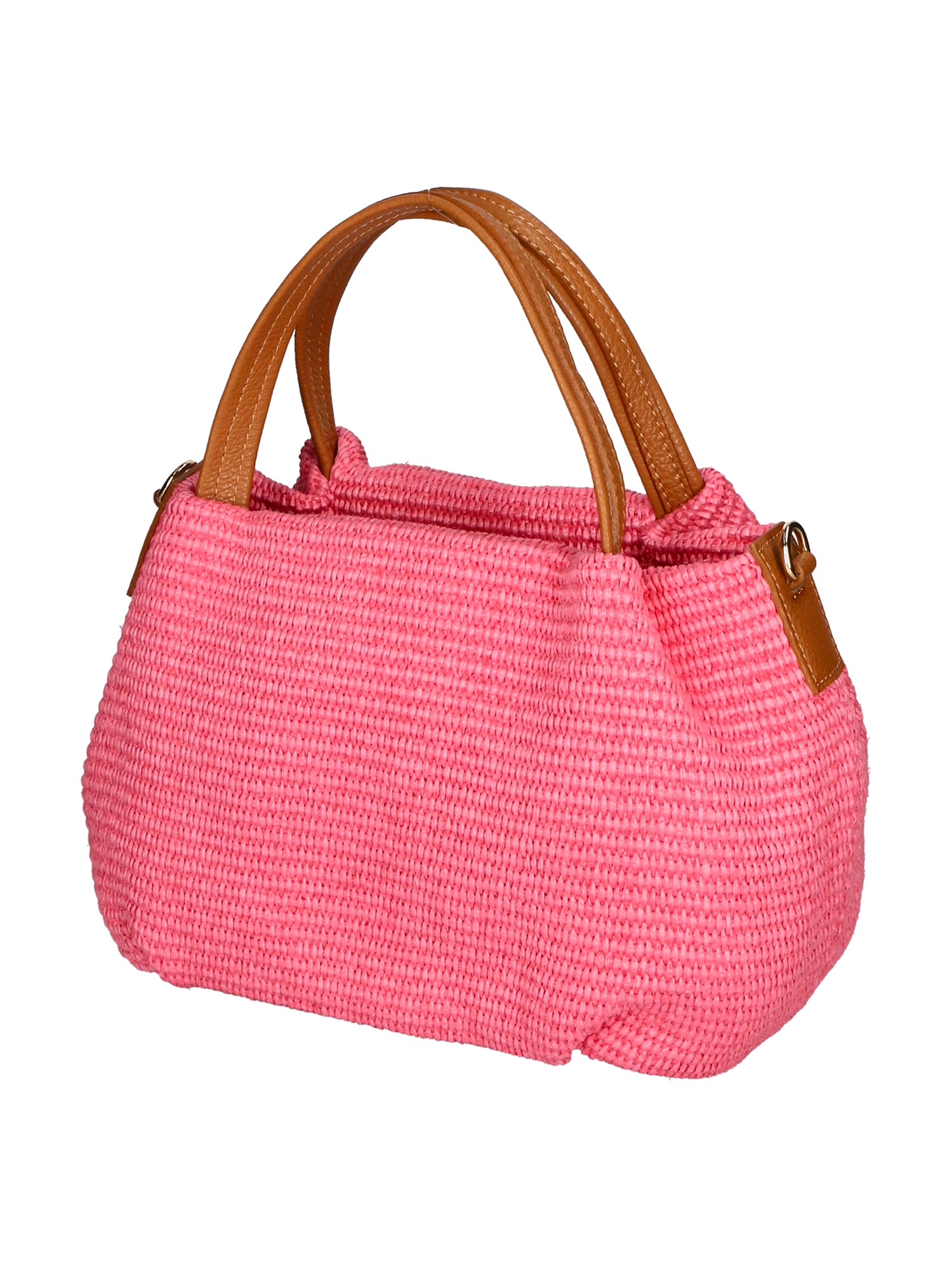 Allegra Borsa a mano da donna Pelle e Paglia 05116-308 BARBIE CUOIO S44 Gave Lux