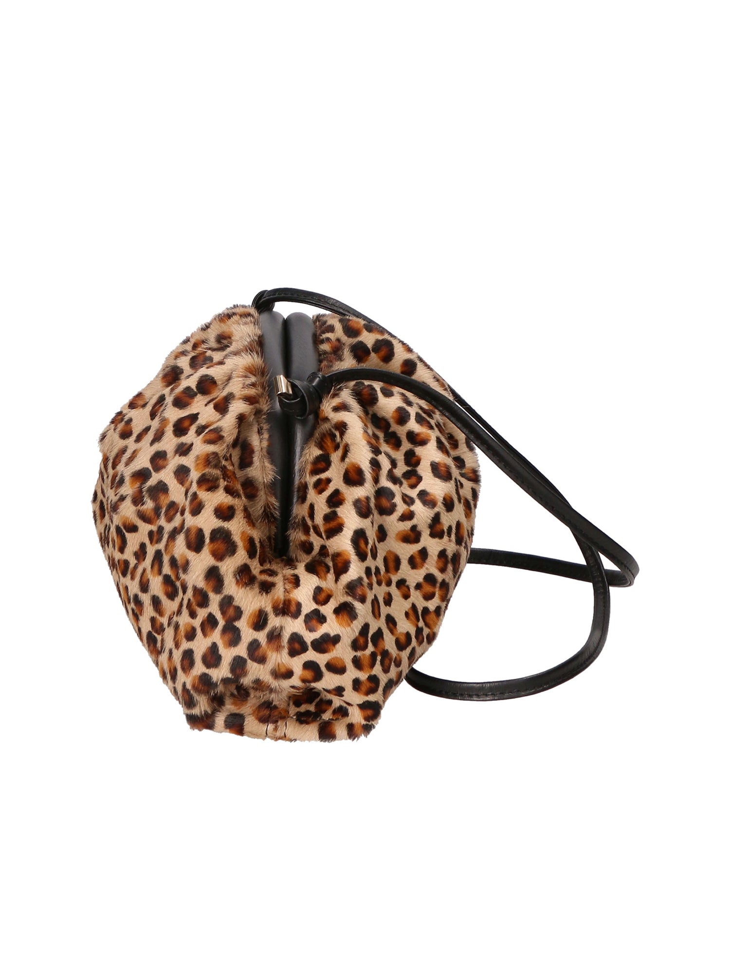 Astrid Borsa a spalla da donna Vera pelle 05476-NERO LEO PICCOLO 004 Gave Lux