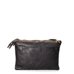 Lucca Borsa a tracolla da donna Vera pelle 1001-D28 NERO Gave Lux