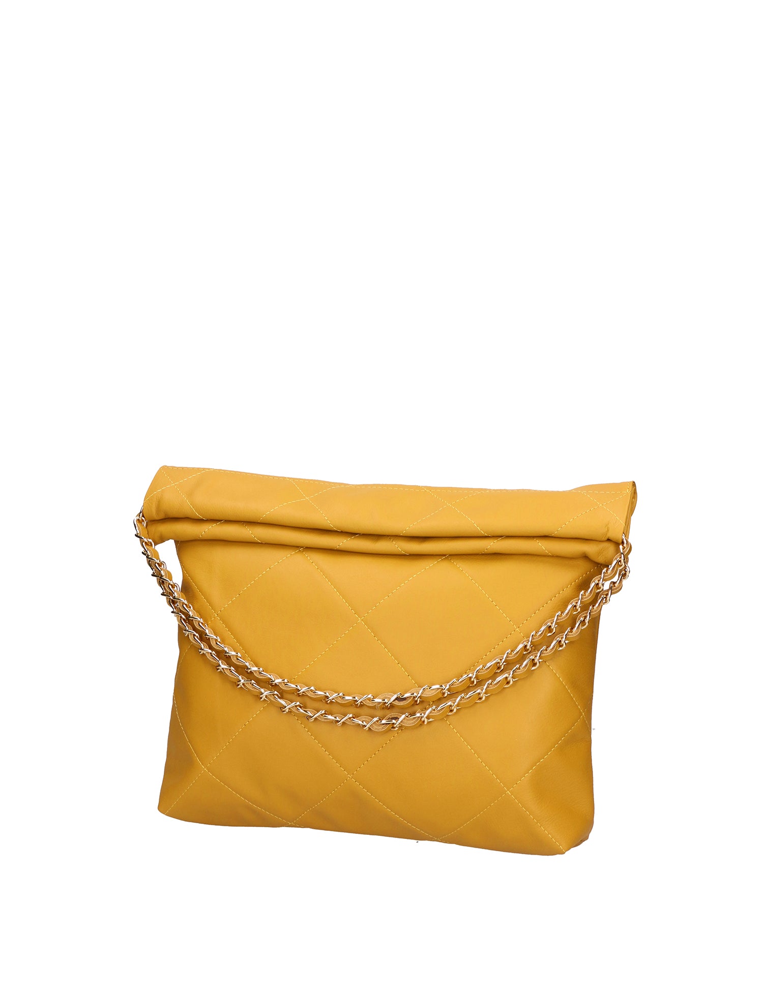 Violante Borsa a spalla donna Vera pelle 06897-S36 SENAPE Gave Lux
