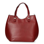 Egle Borsa a mano da donna Vera pelle 80046-ROSSO Gave Lux